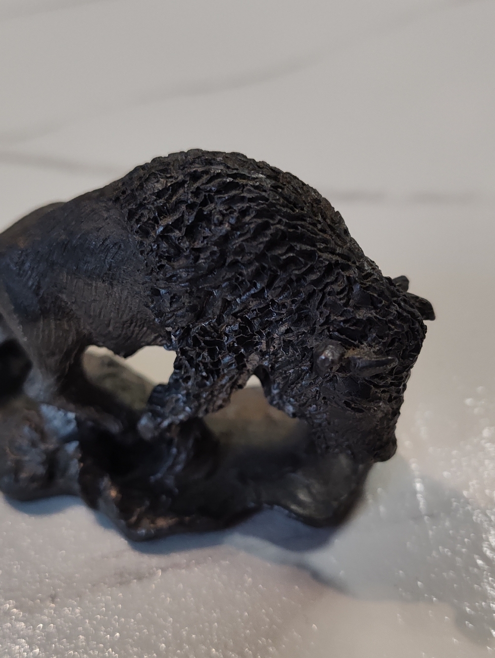 American Buffalo / Bison Figurine - Vintage - Pewter - Handcrafted - Made In USA - Picture 7 of 13